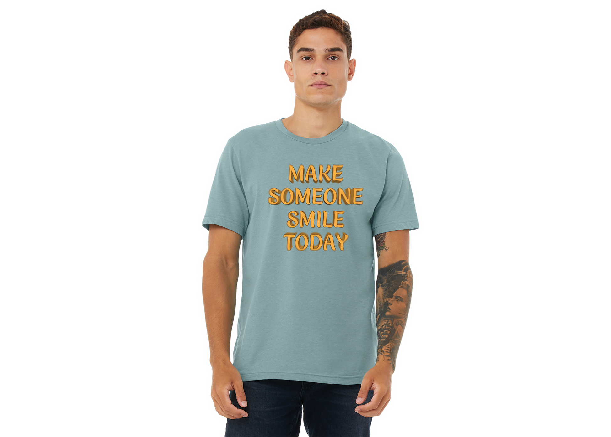 "close up image, Make Someone Smile Today T-Shirt"