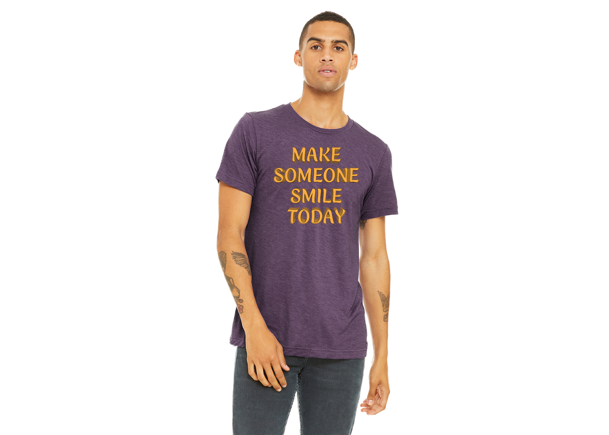 "close up image, Make Someone Smile Today T-Shirt"