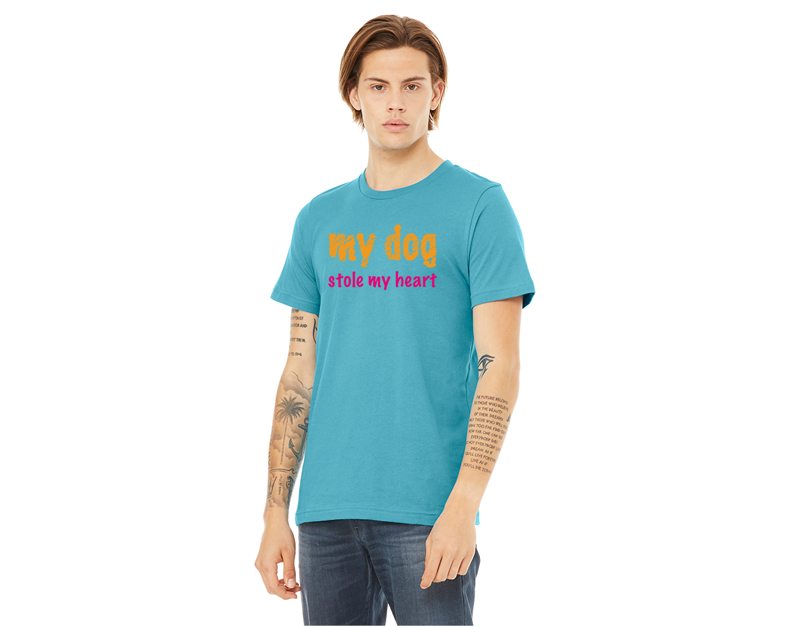 "close up image, I Love My Dog Short Sleeve T-Shirt"