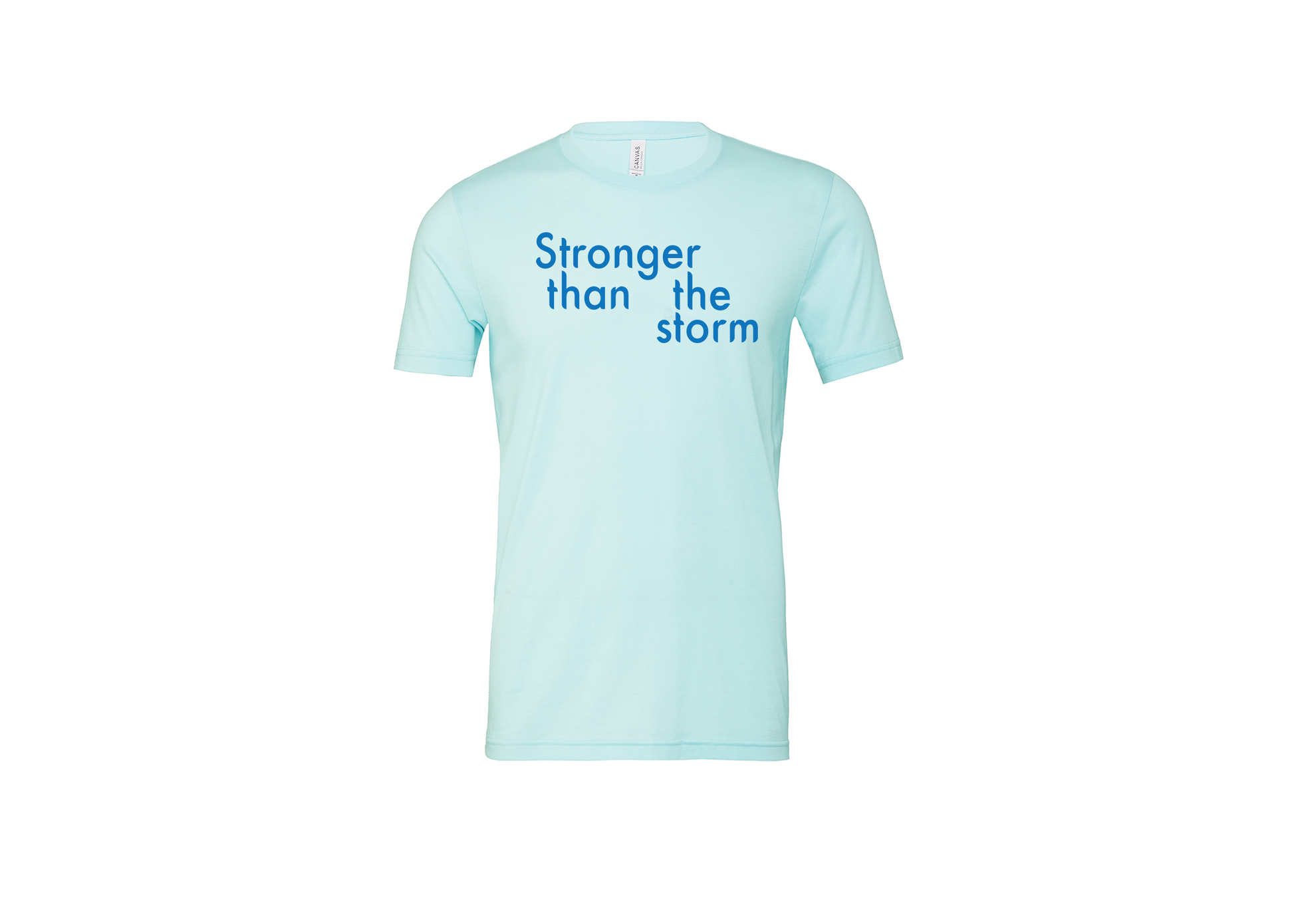 "close up image, Stronger Than The Storm T-Shirt"