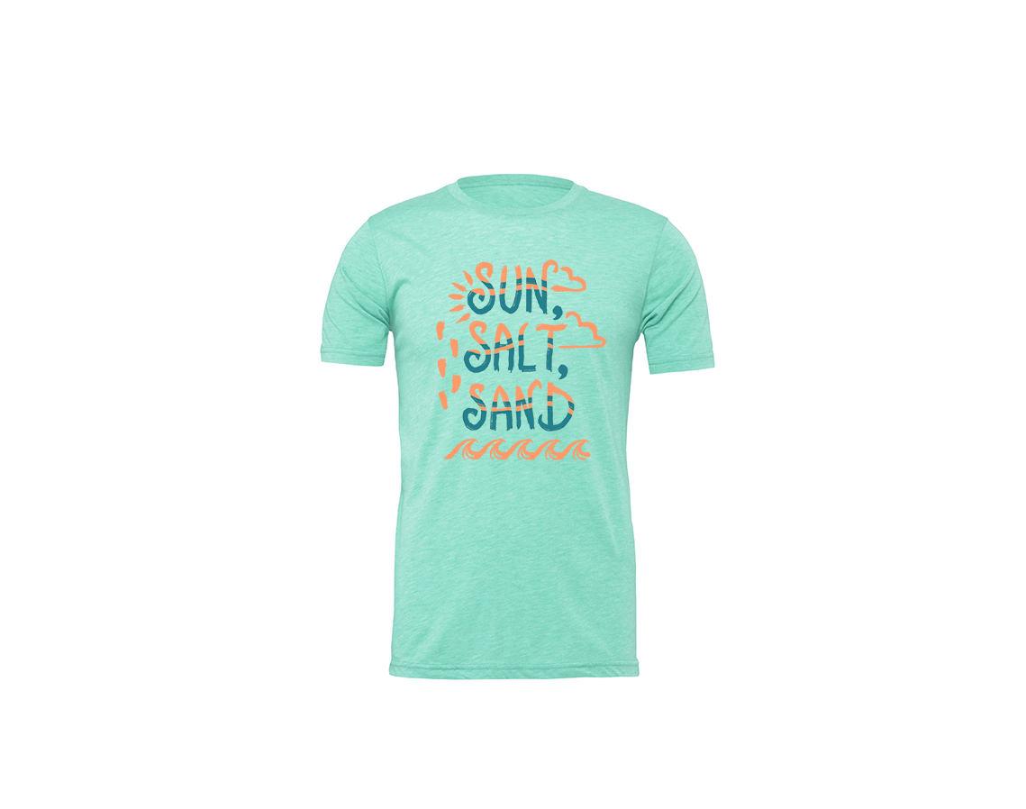 "close up image, Sun, Salt, Sand Summer T-Shirt"