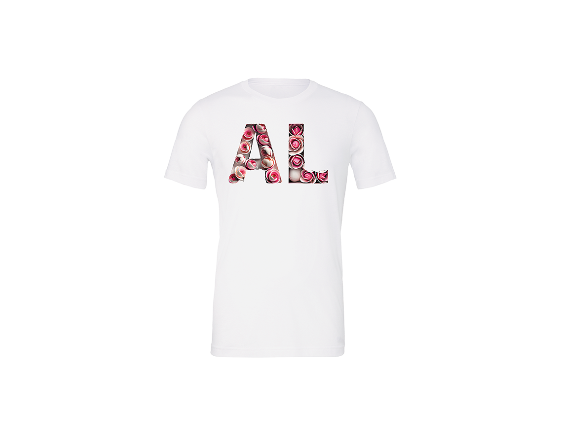 "close up image, Alabama AL State T-Shirt"