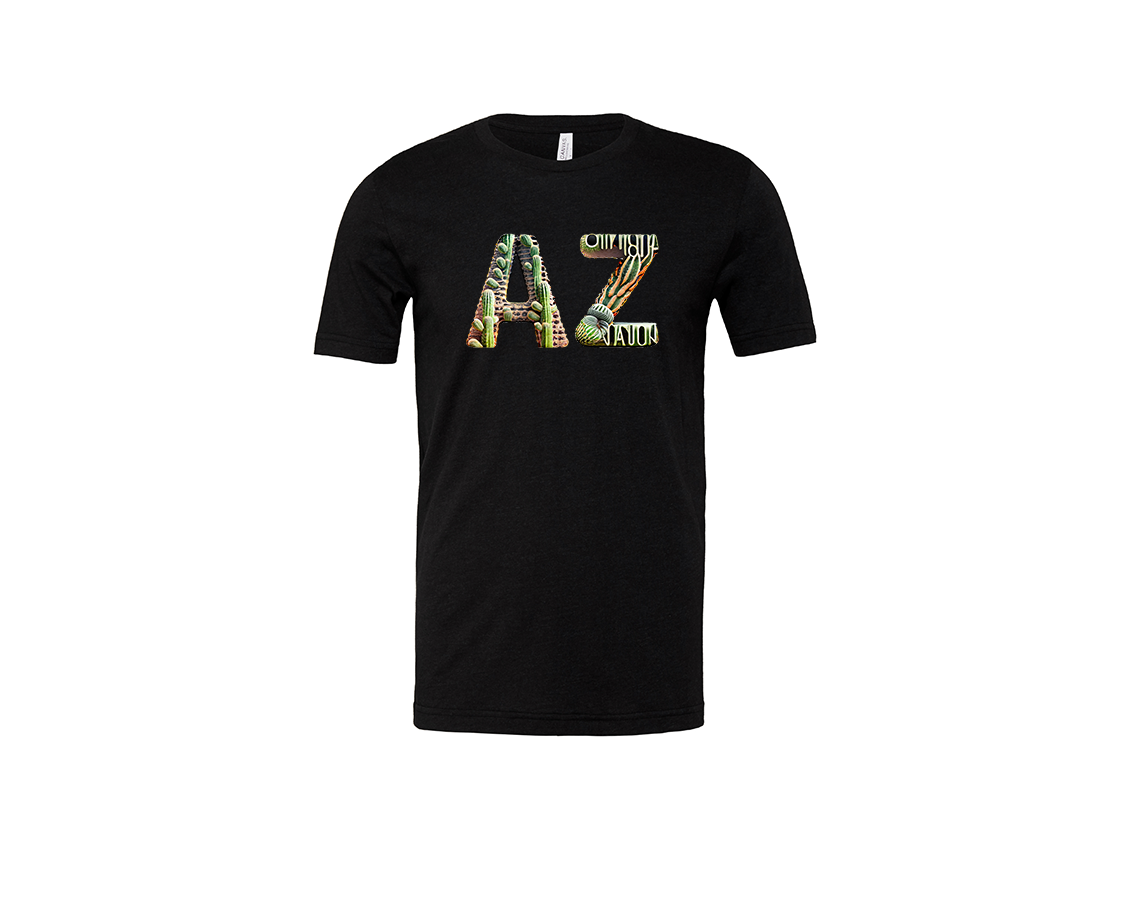 "close up image, Arizonia AZ State T-Shirt"