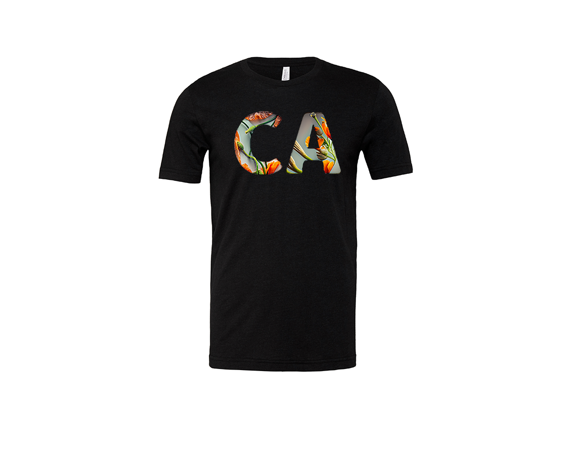 "close up image, California CA State T-Shirt"