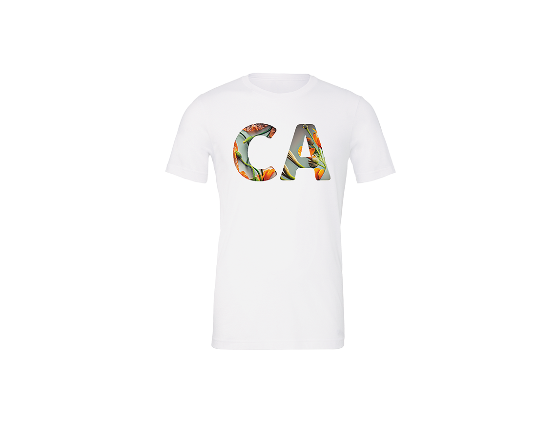 "close up image, California CA State T-Shirt"