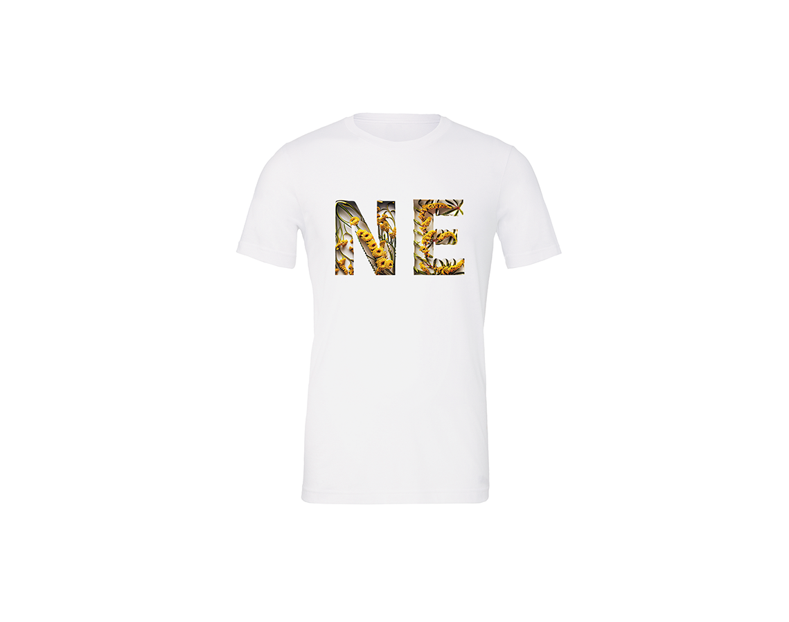 "close up image, Nebraska NE State T-Shirt"