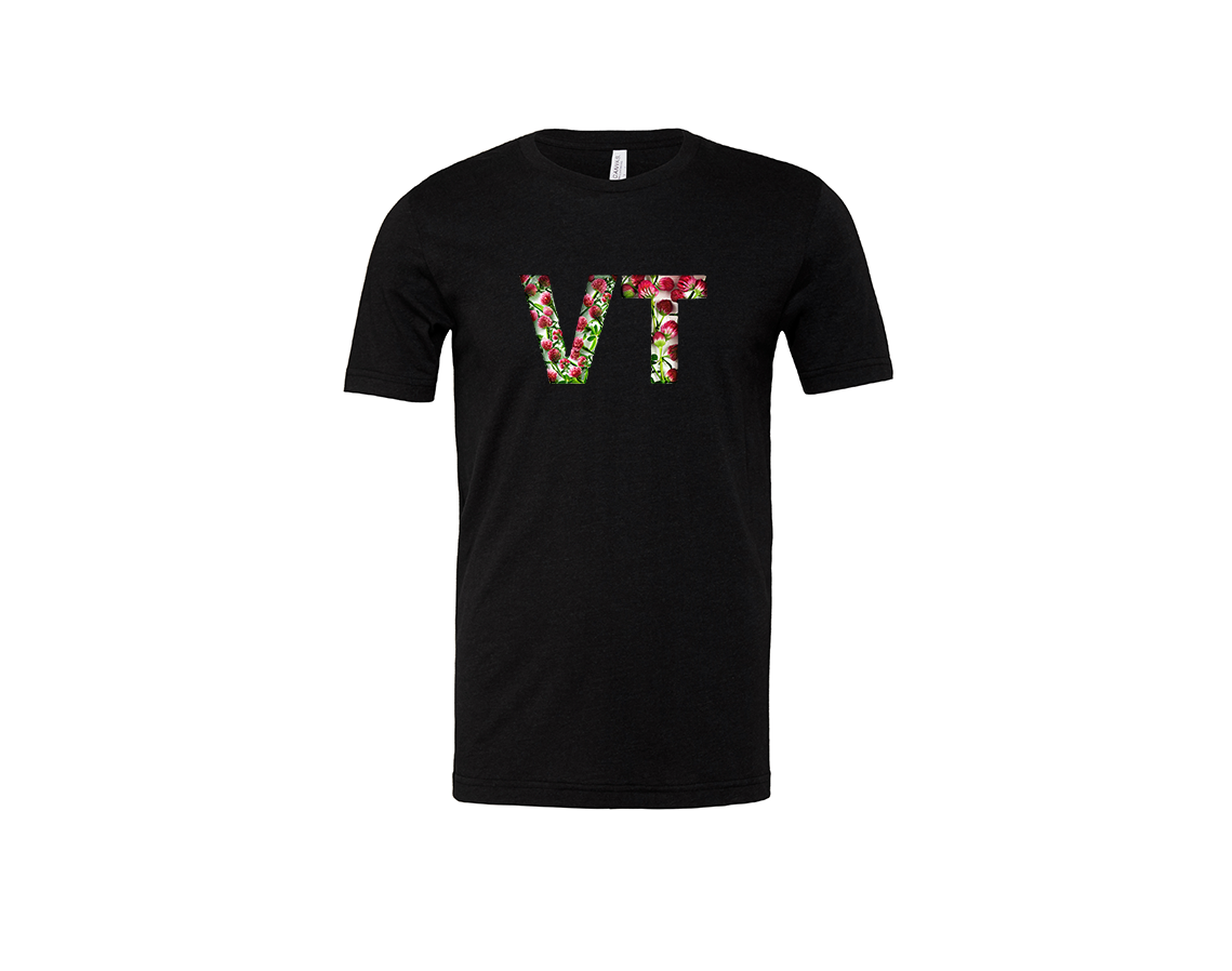 "close up image, Vermont VT State T-Shirt"