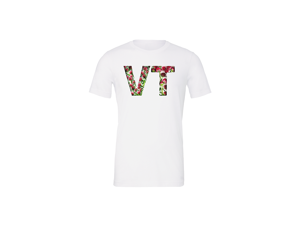 "close up image, Vermont VT State T-Shirt"