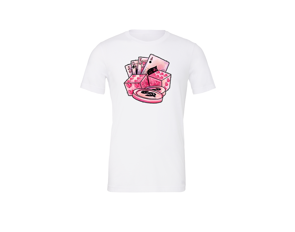 "close up image, Valentine's Playing Cards T-Shirt"