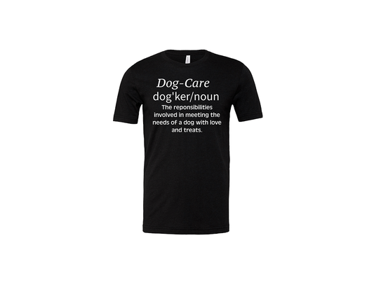 "close up image, Dog-Care Short Sleeve T-Shirt"