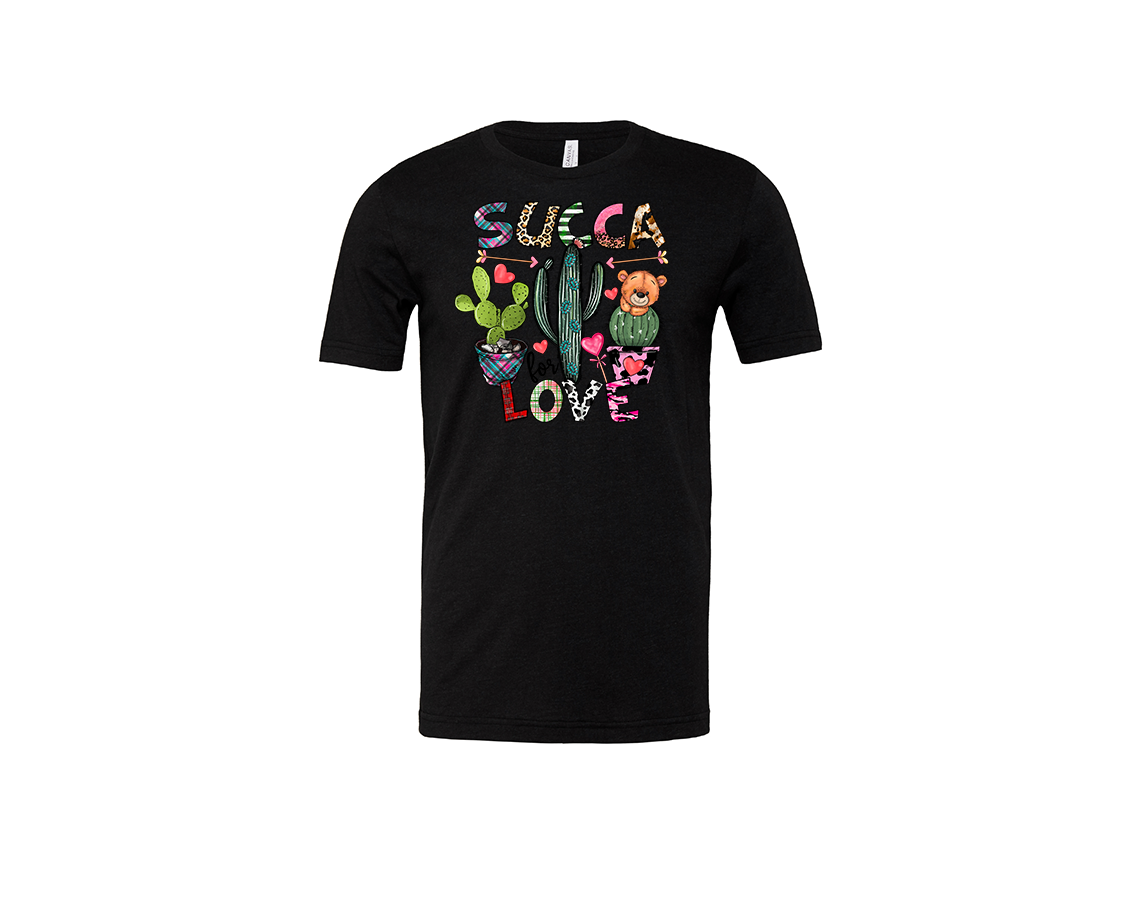 "close up image, Valentine's Succa For You T-Shirt"