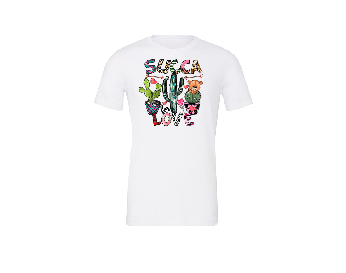 "close up image, Valentine's Succa For You T-Shirt"