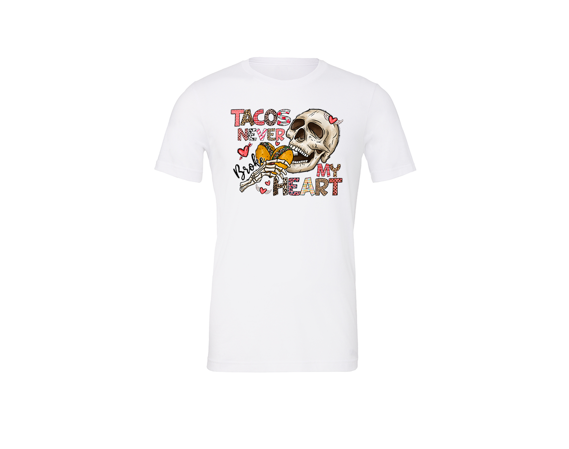 "close up image, Valentine's Taco My Heart T-Shirt"